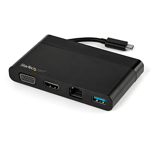 Docking Station StarTech DKT30CHVCM USB-C a HDMI VGA LAN USB-A Negro