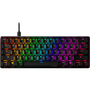 Teclado Mecánico HyperX Alloy Origins 60 RGB Switch Red – Compacto, Preciso y Ultra Rápido