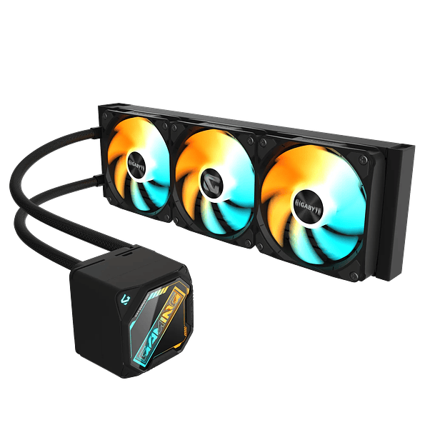 Refrigeración Líquida GIGABYTE GAMING 360 ARGB Negra 403mm – Enfriamiento Gamer de Alto Rendimiento 2