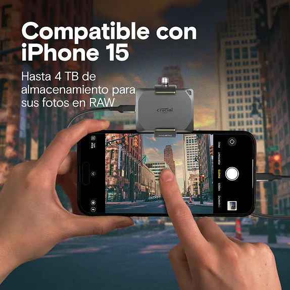 Disco Externo SSD Crucial X9 Pro 4TB (USB-C, hasta 1050MB/s) 3