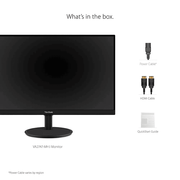 Monitor ViewSonic VA2747-MHJ 27” Full HD 75Hz FreeSync | Imagen Nítida y Colores Vibrantes 6