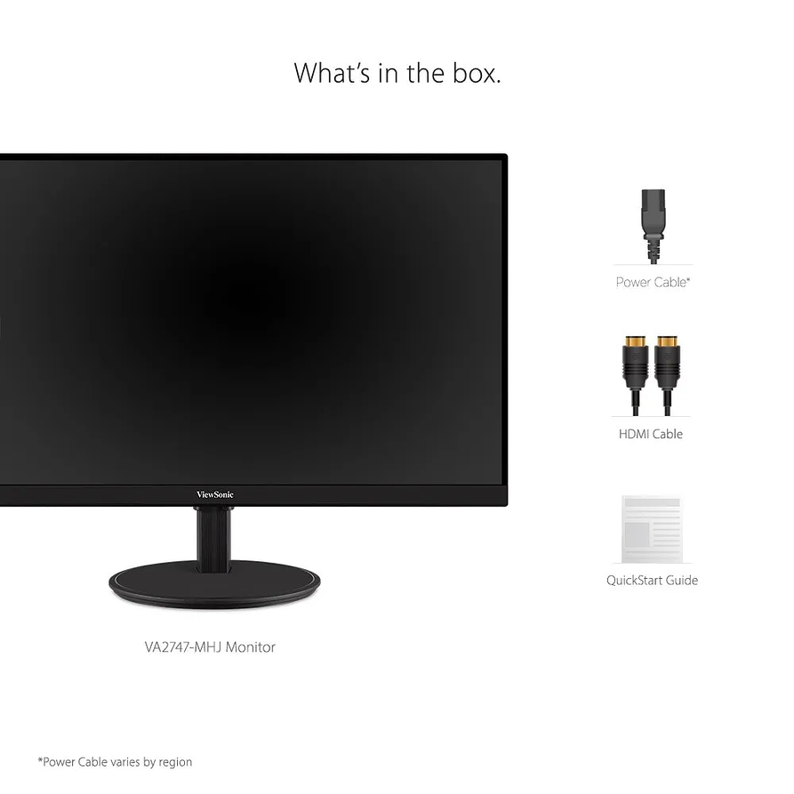 Monitor ViewSonic VA2747-MHJ 27” Full HD 75Hz FreeSync | Imagen Nítida y Colores Vibrantes 6