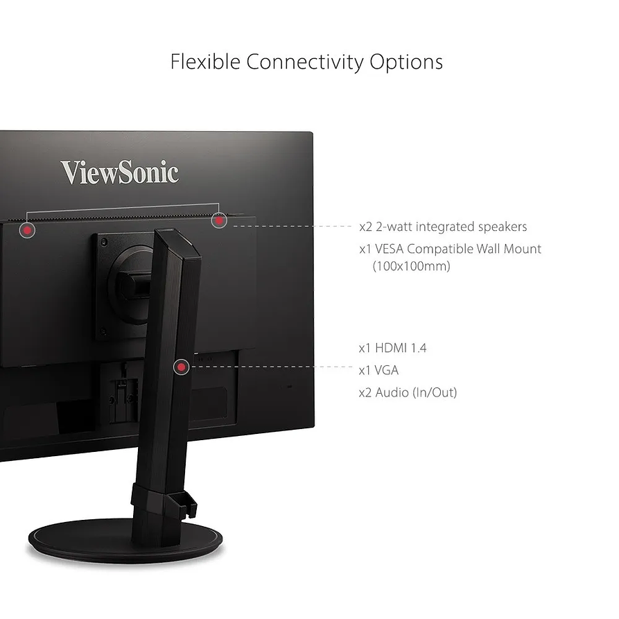 Monitor ViewSonic VA2747-MHJ 27” Full HD 75Hz FreeSync | Imagen Nítida y Colores Vibrantes 5