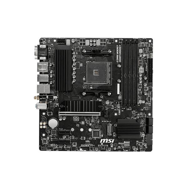 Placa Madre MSI B550M PRO-VDH WIFI (AM4, DDR4, PCIe 4.0, Micro-ATX) 2