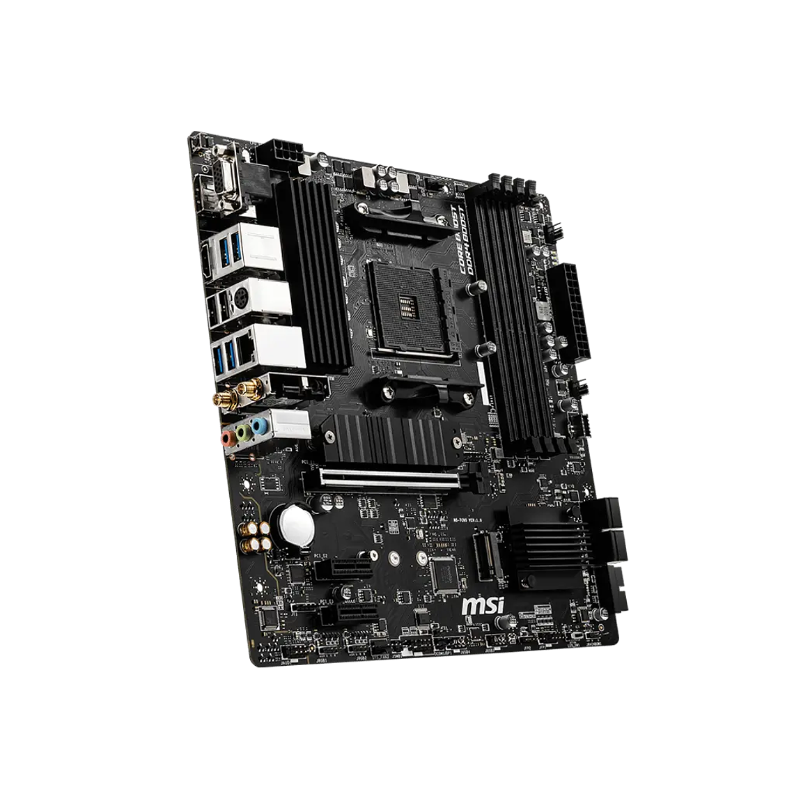 Placa Madre MSI B550M PRO-VDH WIFI (AM4, DDR4, PCIe 4.0, Micro-ATX) 4