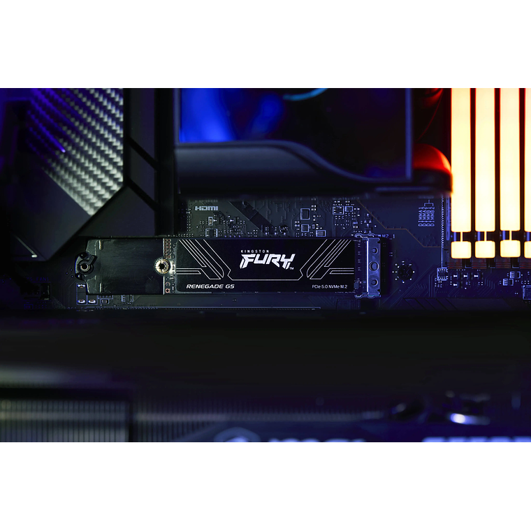 Unidad SSD Kingston Fury Renegade G5 de 2TB (NVMe 5.0, M.2 2280, Hasta 14.800Mbps) 2