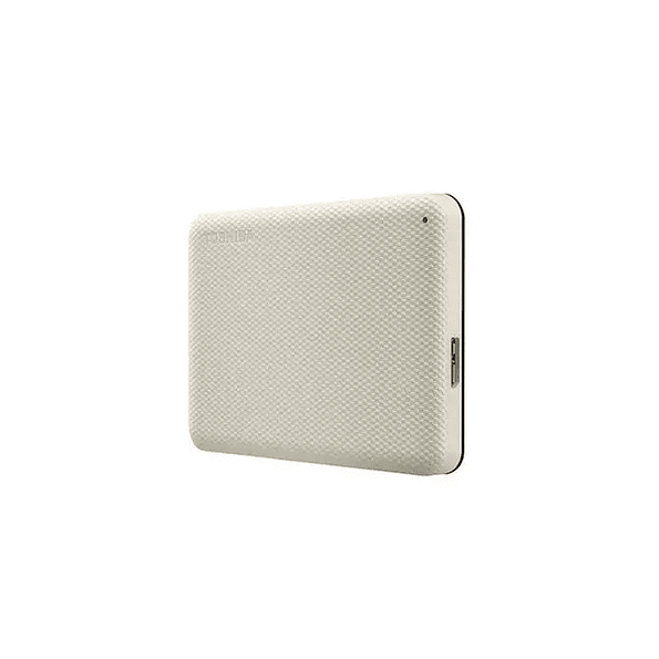 Disco Portátil Toshiba Canvio Advance 1TB USB 3.0 Blanco – Almacenamiento confiable y elegante 2