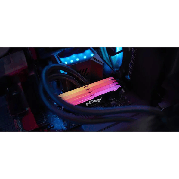 Memoria RAM Kingston FURY Beast RGB 16GB DDR4 3600MHz CL18 para PC Gamer 4