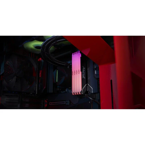 Memoria RAM Kingston FURY Beast RGB 16GB DDR4 3600MHz CL18 para PC Gamer 5
