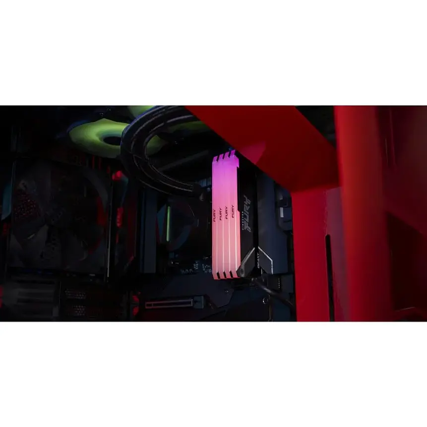 Memoria RAM Kingston FURY Beast RGB 16GB DDR4 3600MHz CL18 para PC Gamer 5