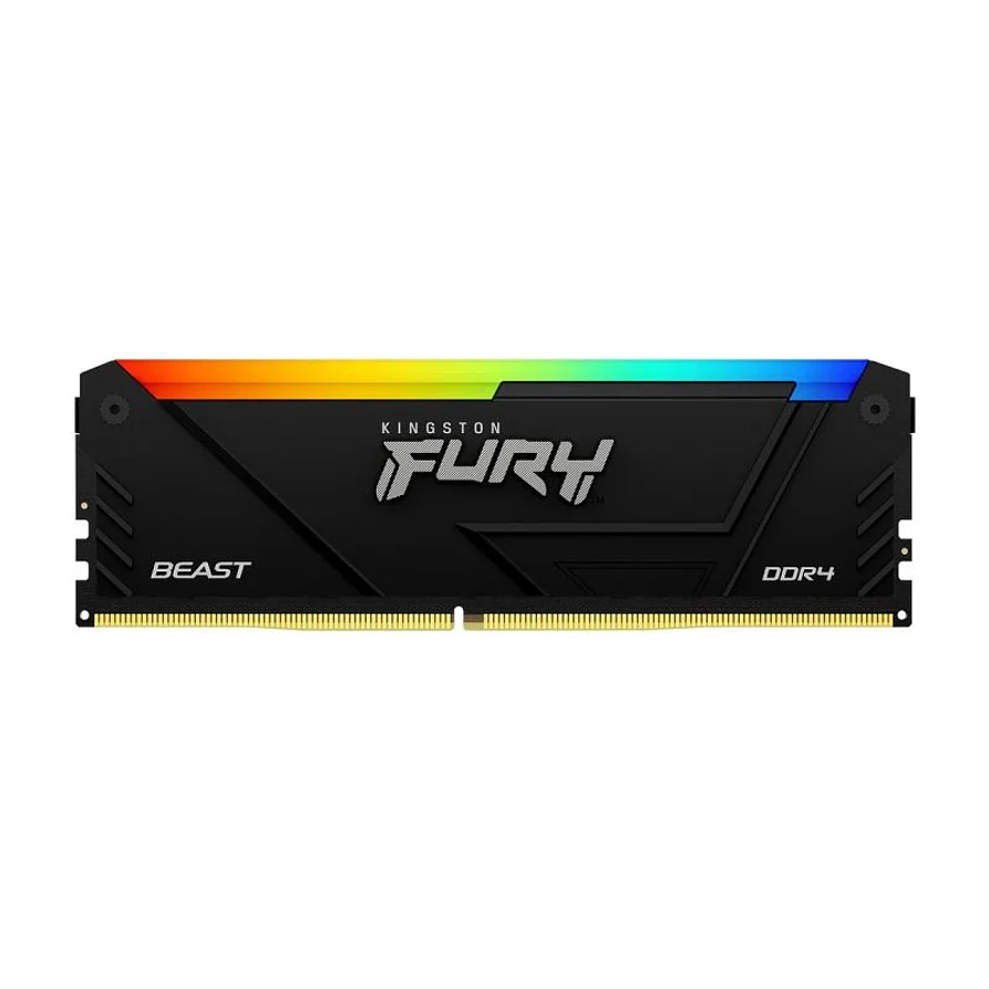 Memoria RAM Kingston FURY Beast RGB 16GB DDR4 3600MHz CL18 para PC Gamer 1