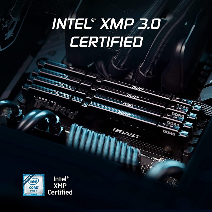 Memoria RAM Kingston Fury Beast DDR5 32GB (2x16GB) 5600MT/s 2