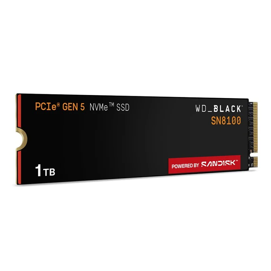 SSD WD Black SN8100 1TB NVMe PCIe 5.0 para PC Gamer y Creativos 2