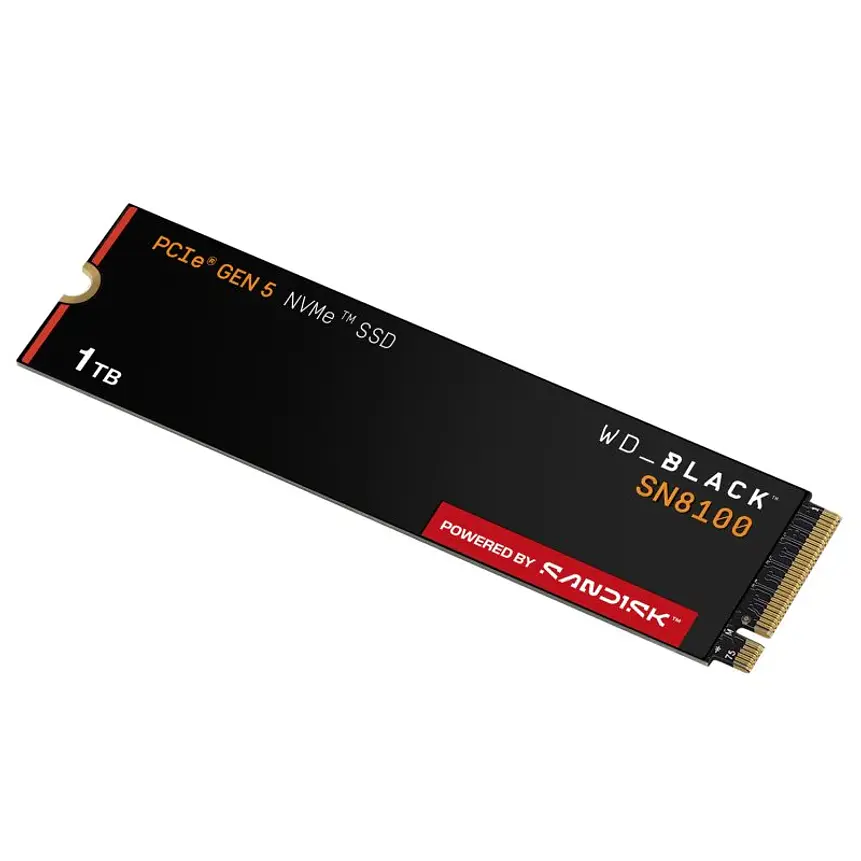 SSD WD Black SN8100 1TB NVMe PCIe 5.0 para PC Gamer y Creativos 4