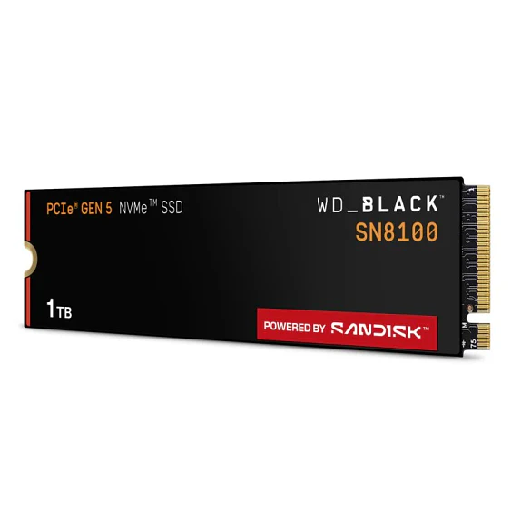 SSD WD Black SN8100 1TB NVMe PCIe 5.0 para PC Gamer y Creativos 3
