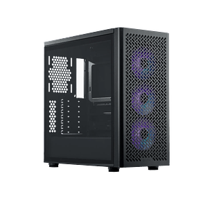 Gabinete Gamer Cooler Master Elite 502 ATX ARGB Vidrio Templado Negro