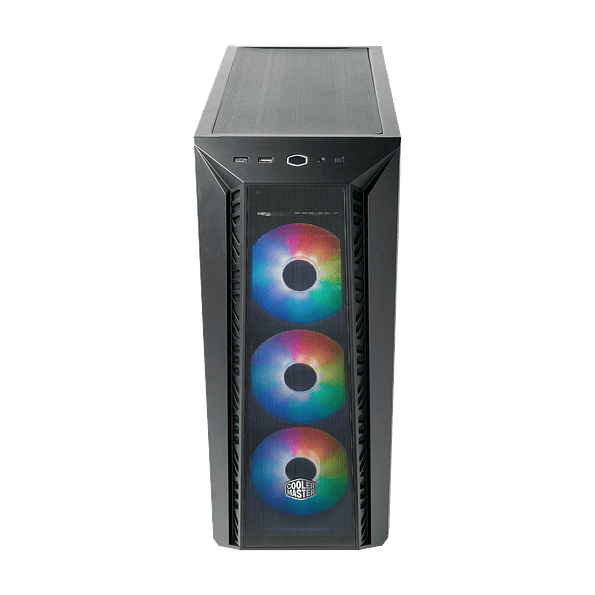 Gabinete Gamer Cooler Master MasterBox 520 Mesh Black ATX ARGB Vidrio Templado 3