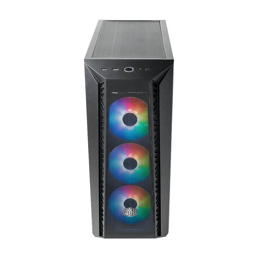 Gabinete Gamer Cooler Master MasterBox 520 Mesh Black ATX ARGB Vidrio Templado 3