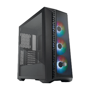 Gabinete Gamer Cooler Master MasterBox 520 Mesh Black ATX ARGB Vidrio Templado