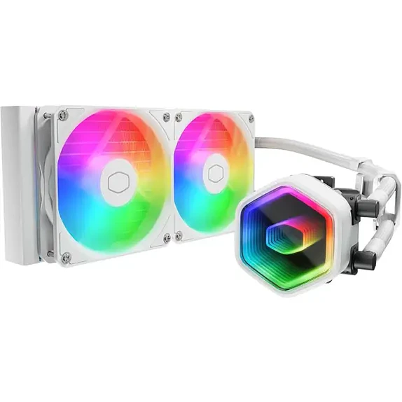 Refrigeración Líquida Cooler Master MasterLiquid 240 Core II ARGB White 240mm 1