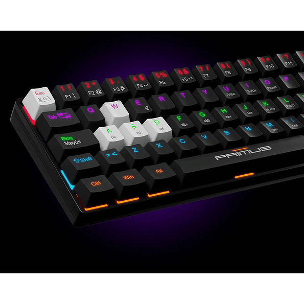 Teclado Mecánico Gamer Primus Ballista61T 60% RGB Switch Red 3