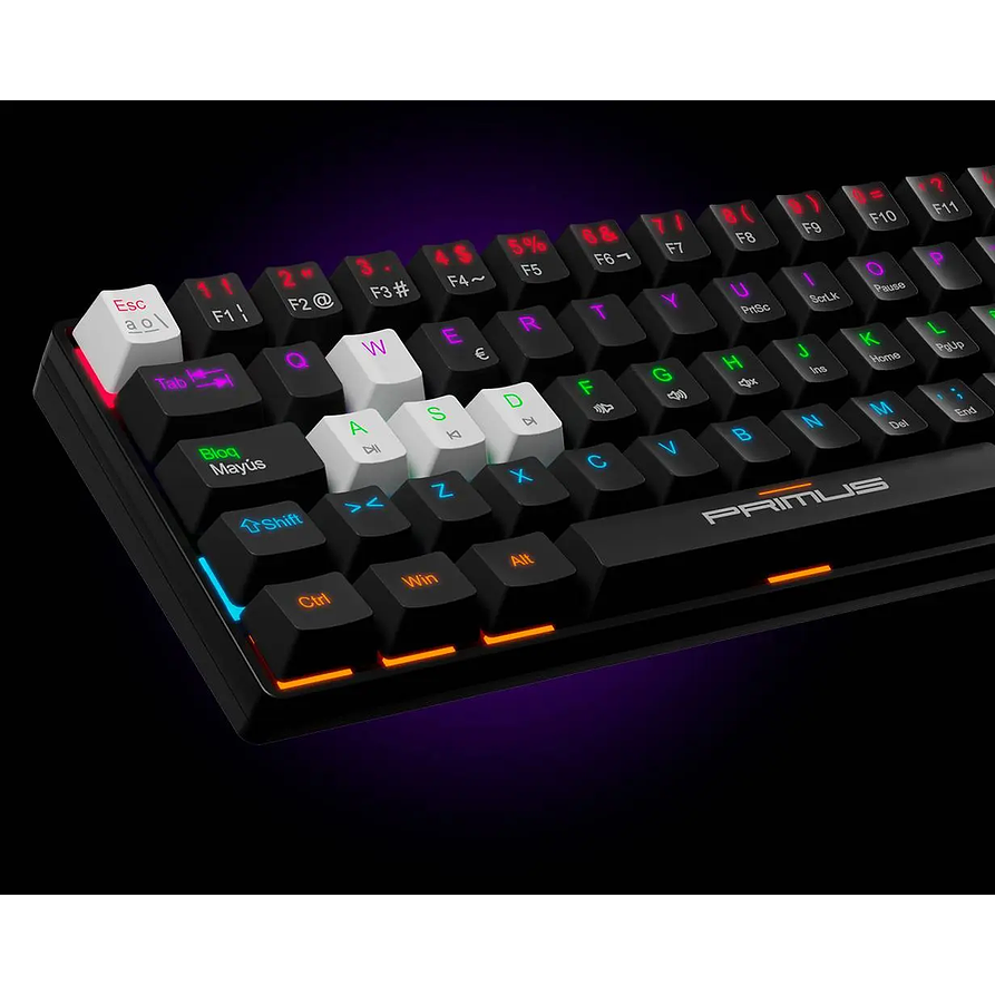Teclado Mecánico Gamer Primus Ballista61T 60% RGB Switch Red 3