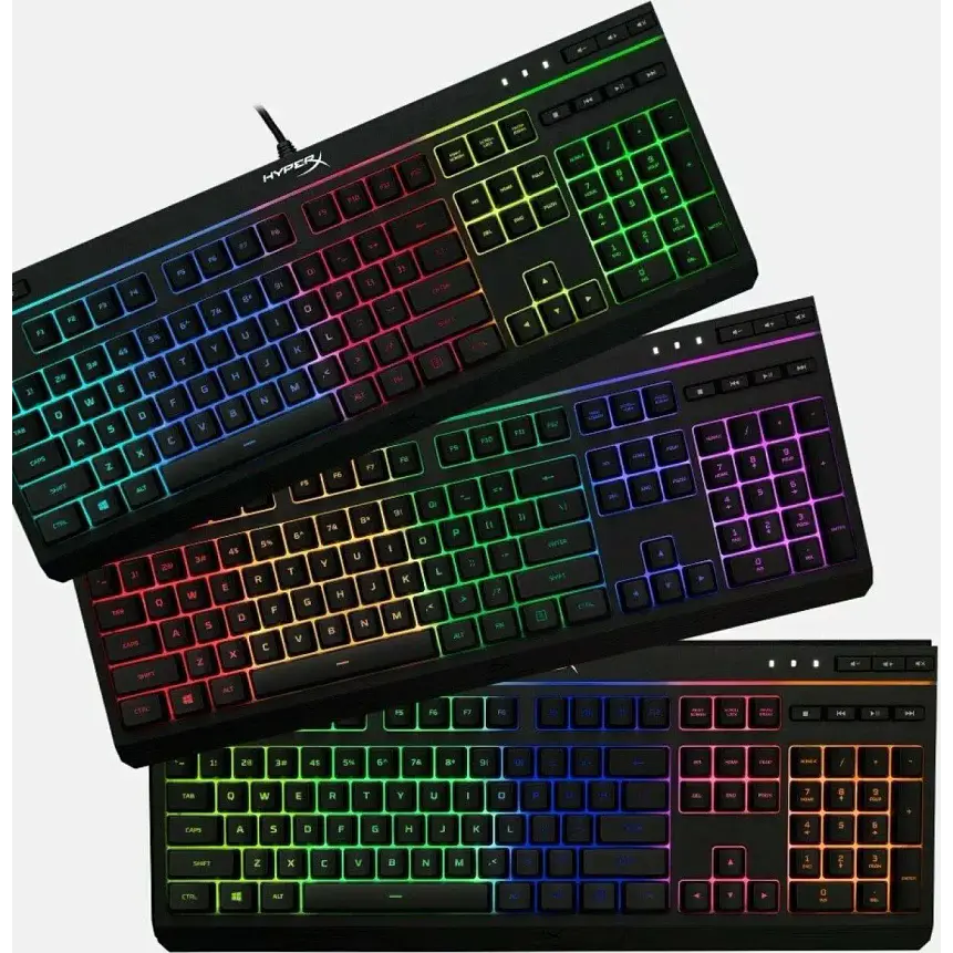 Teclado Gamer HyperX Alloy Core RGB Español – Membrana, Resistente a Derrames, RGB 6 Modos 2