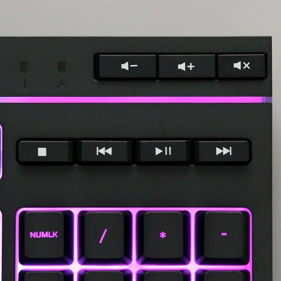 Teclado Gamer HyperX Alloy Core RGB Español – Membrana, Resistente a Derrames, RGB 6 Modos 3