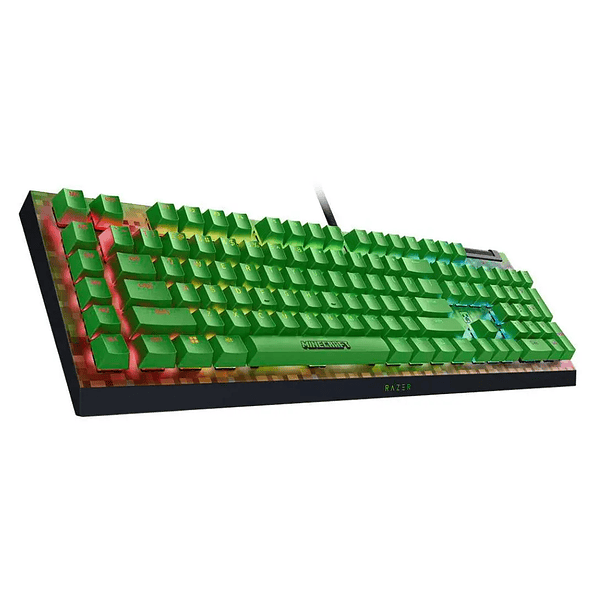 Teclado Mecánico Razer BlackWidow V4 X Minecraft RGB Switch Green 2