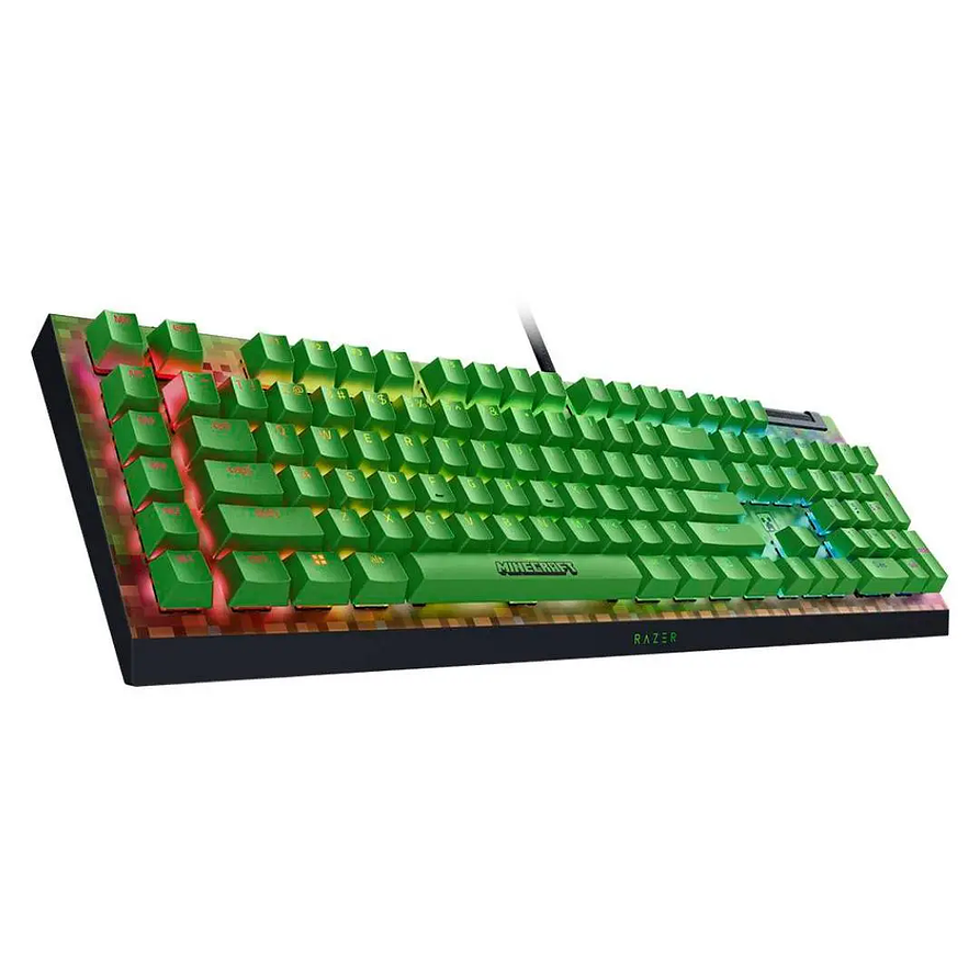 Teclado Mecánico Razer BlackWidow V4 X Minecraft RGB Switch Green 2