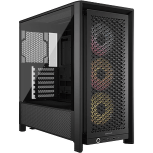 Gabinete Gamer Corsair Frame 4000D RS ARGB ATX – Alto Flujo de Aire Negro