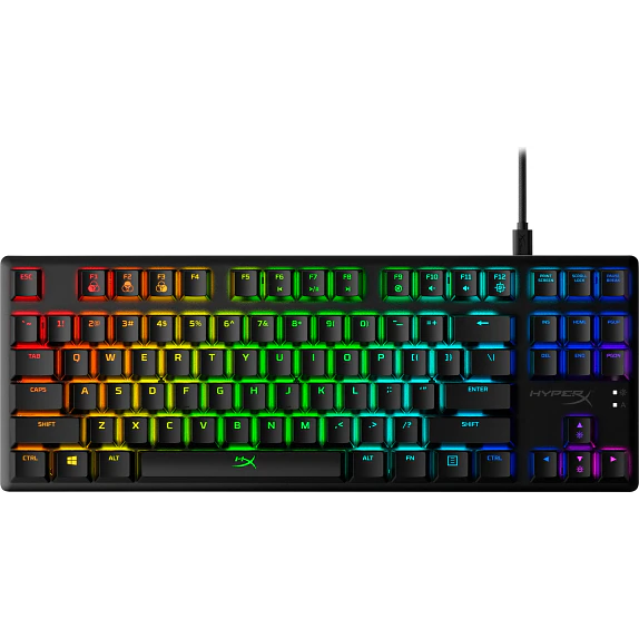 Teclado Mecánico Gamer HyperX Alloy Origins Core TKL Switch Red RGB (Inglés) 1