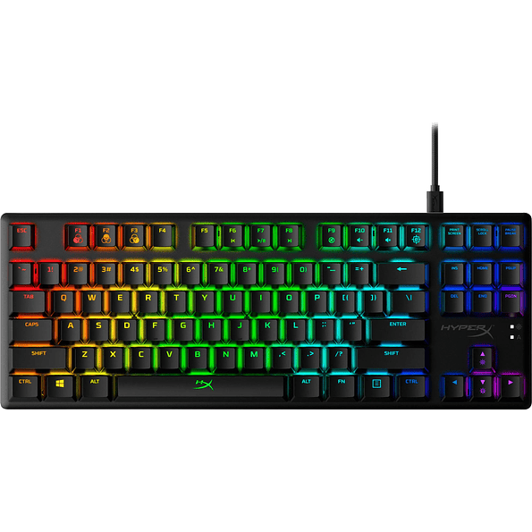 Teclado Mecánico Gamer HyperX Alloy Origins Core TKL Switch Red RGB (Inglés) 1