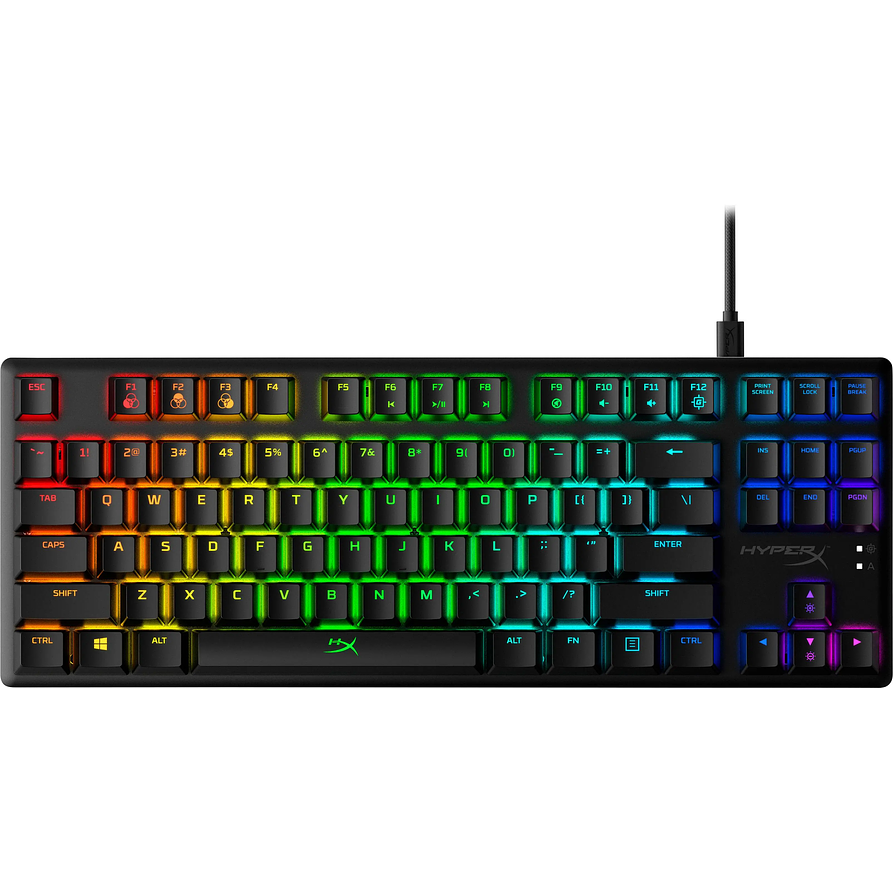 Teclado Mecánico Gamer HyperX Alloy Origins Core TKL Switch Red RGB (Inglés) 1