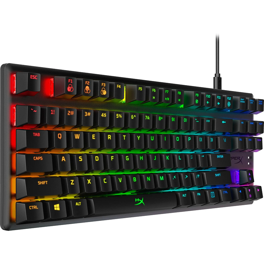 Teclado Mecánico Gamer HyperX Alloy Origins Core TKL Switch Red RGB (Inglés) 3