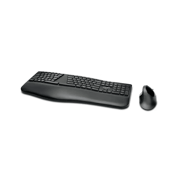 Kit Teclado + Mouse Ergonómicos Inalámbricos Kensington Pro Fit (USB Dongle + Bluetooth, Español, Negro) 3
