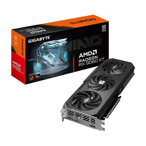 Tarjeta de Video Gigabyte Radeon RX 9060 XT GAMING OC 16GB GDDR6 (PCIe 5.0) 1