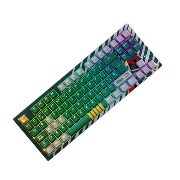 Teclado Mecánico Inalámbrico Primus Ballista 82T Boba Fett TKL RGB Trimodo Switch Rojo Español 1