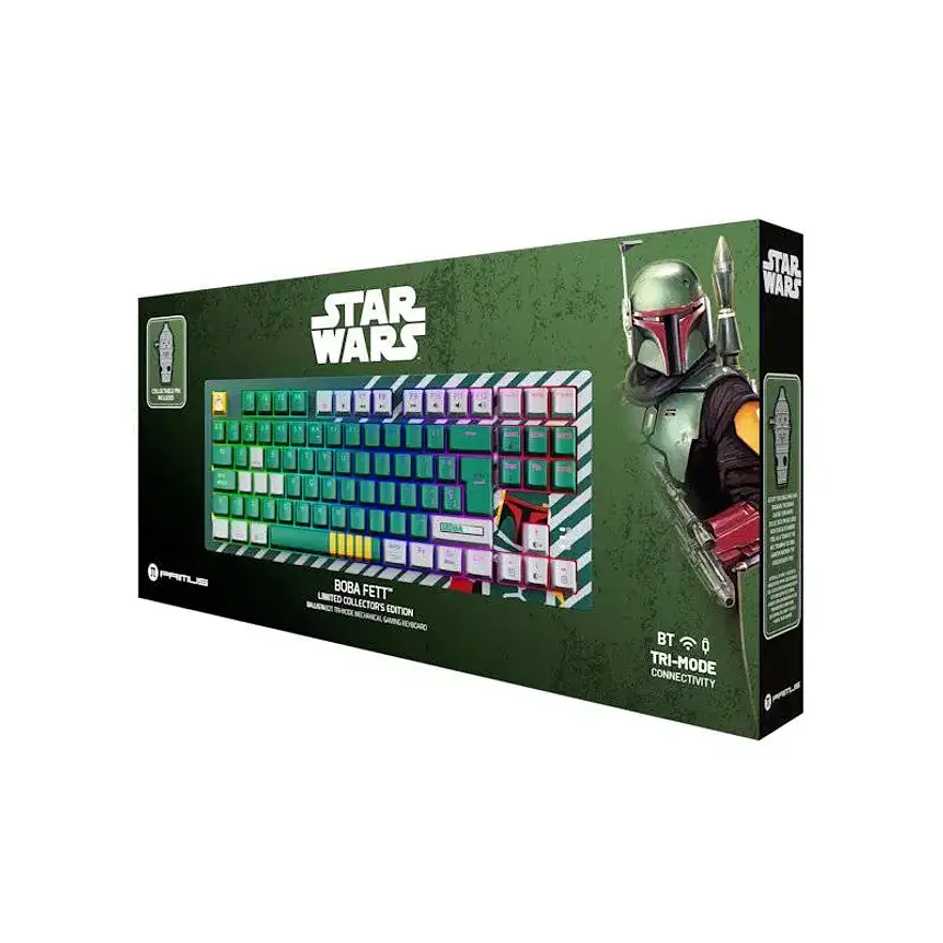 Teclado Mecánico Inalámbrico Primus Ballista 82T Boba Fett TKL RGB Trimodo Switch Rojo Español 5