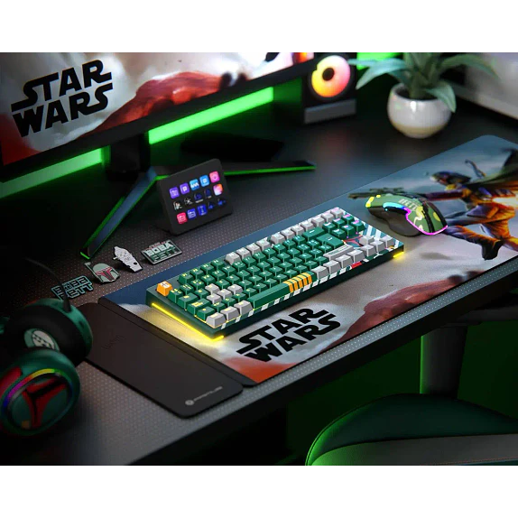 Teclado Mecánico Inalámbrico Primus Ballista 82T Boba Fett TKL RGB Trimodo Switch Rojo Español 2