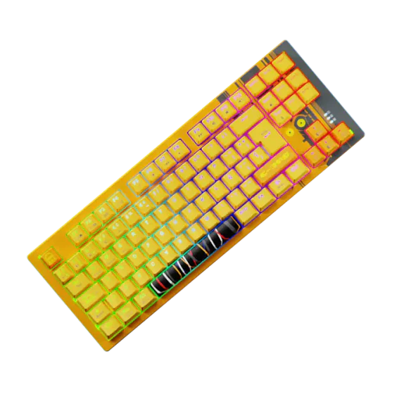 Teclado Mecánico Inalámbrico Primus Ballista 82T C-3PO Star Wars, Tenkeyless, Red Switch, 2.4GHz + Bluetooth 1