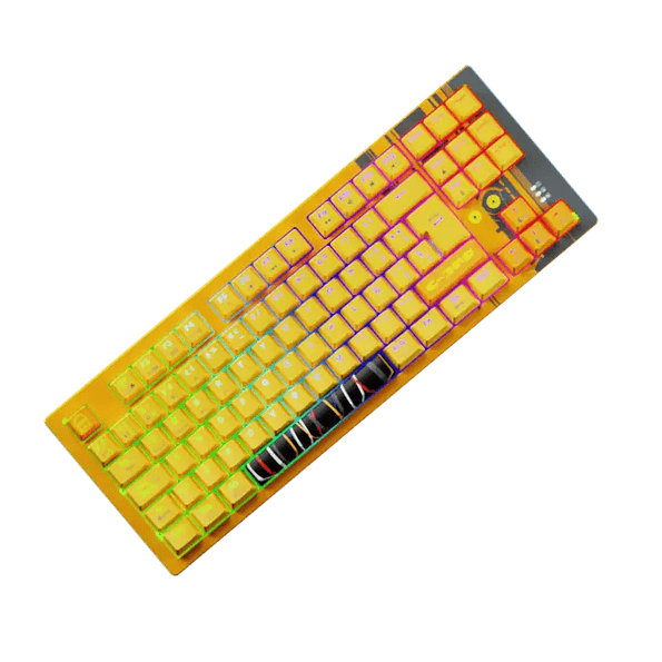 Teclado Mecánico Inalámbrico Primus Ballista 82T C-3PO Star Wars, Tenkeyless, Red Switch, 2.4GHz + Bluetooth 1