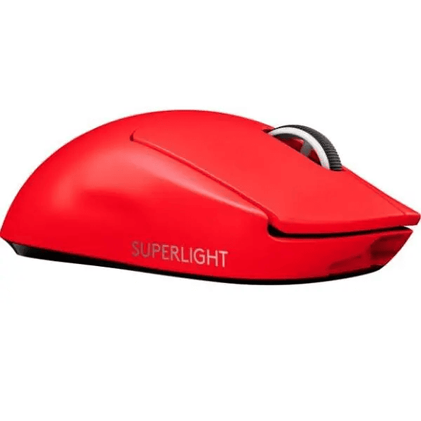 Mouse Gamer Logitech PRO X SUPERLIGHT inalámbrico LIGHTSPEED rojo 25.600 DPI 2