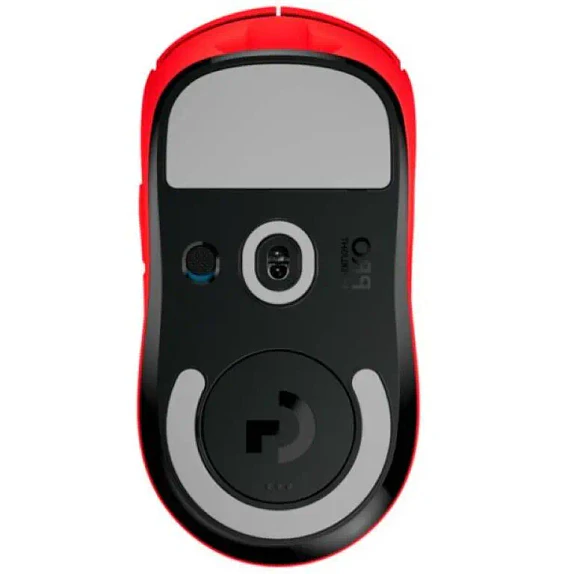 Mouse Gamer Logitech PRO X SUPERLIGHT inalámbrico LIGHTSPEED rojo 25.600 DPI 3