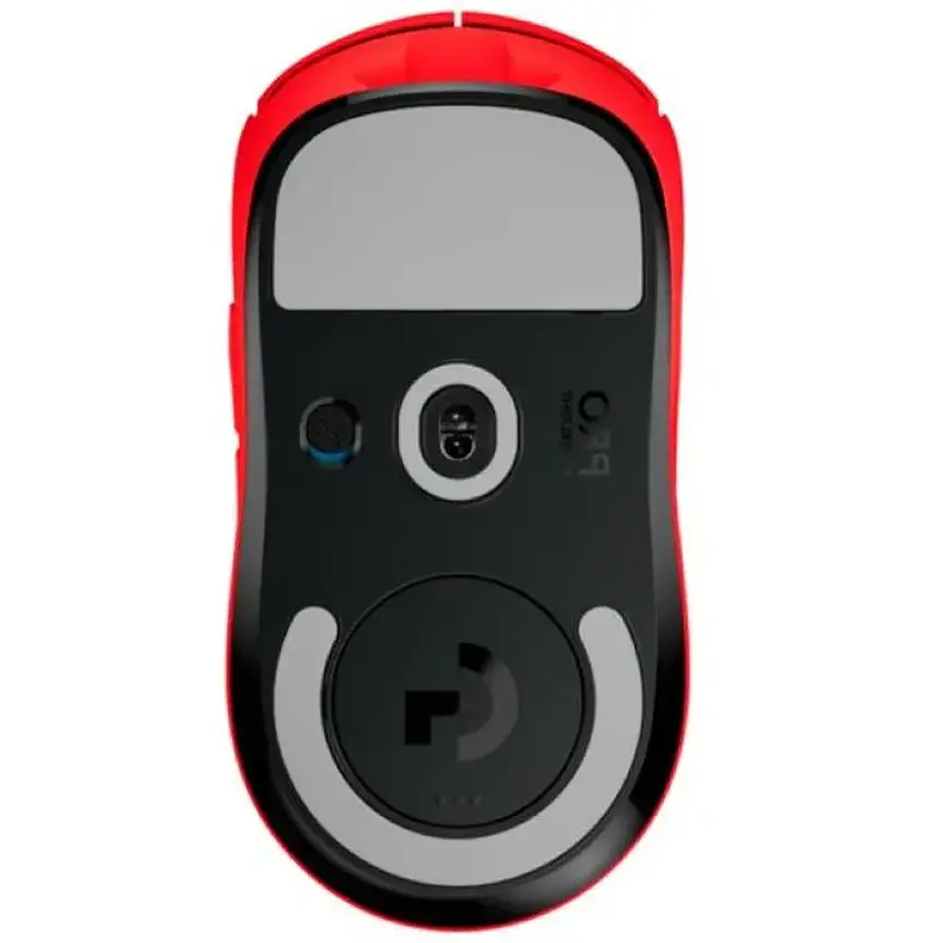 Mouse Gamer Logitech PRO X SUPERLIGHT inalámbrico LIGHTSPEED rojo 25.600 DPI 3