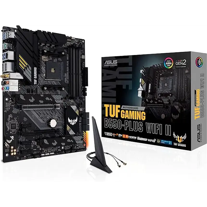 Placa Madre ASUS TUF GAMING B550-PLUS WIFI II AM4 ATX Wi-Fi 6 PCIe 4.0 1