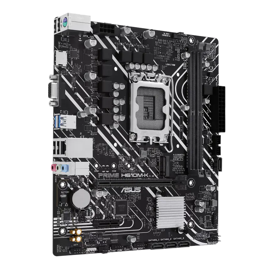 Placa Madre ASUS PRIME H610M-K DDR5 LGA1700 Micro-ATX con M.2 y HDMI 3