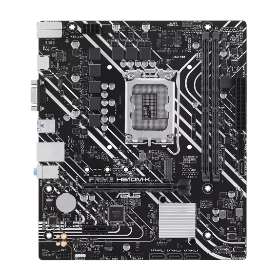 Placa Madre ASUS PRIME H610M-K DDR5 LGA1700 Micro-ATX con M.2 y HDMI 2