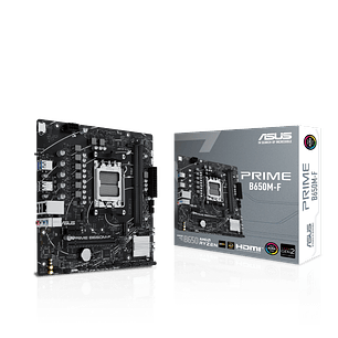 Placa Madre ASUS PRIME B650M-F AM5 DDR5 Micro-ATX (Ryzen 7000/8000/9000)