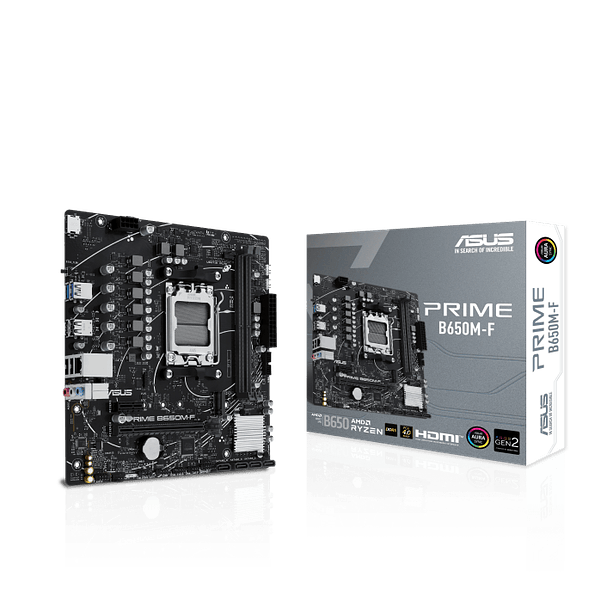 Placa Madre ASUS PRIME B650M-F AM5 DDR5 Micro-ATX (Ryzen 7000/8000/9000) 1
